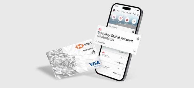 HSBC Revolution Credit Card & Everyday Global Account (Personal Banking) Bundle